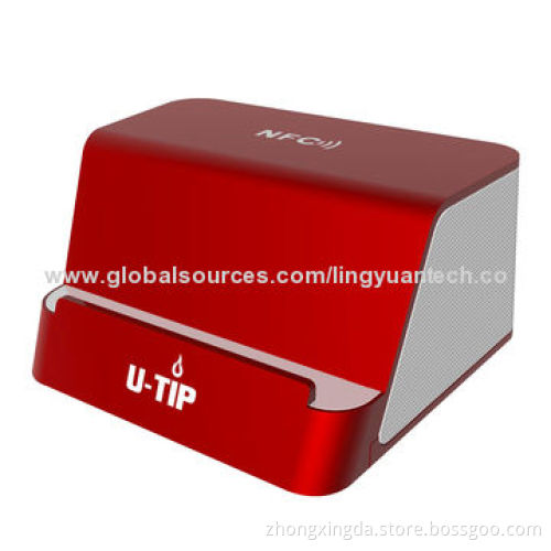 Waterproof NFC Speaker with Double Speakers, 1,200mAh Rechargeable Li-ion Battery